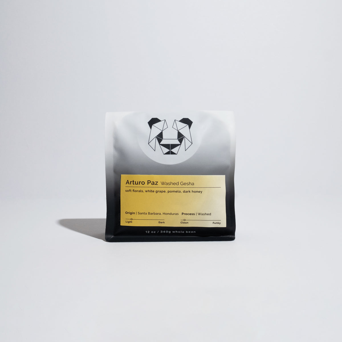 Arturo Paz - Washed Gesha coffee, highlighting its crisp, floral aroma and vibrant pomelo-like acidity, produced at El Itacayo farm in Santa Barbara, Honduras.