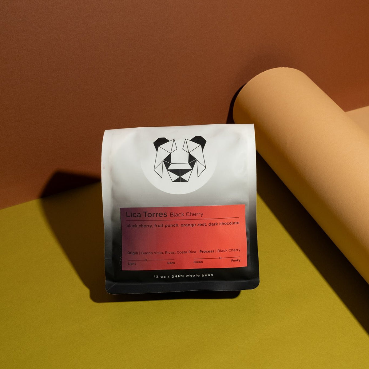 Lica Torres - Black Cherry coffee beans from Cerro Buena Vista, highlighting their meticulous processing and distinct cherry flavor profile, nestled in Costa Rica's Brunca region.