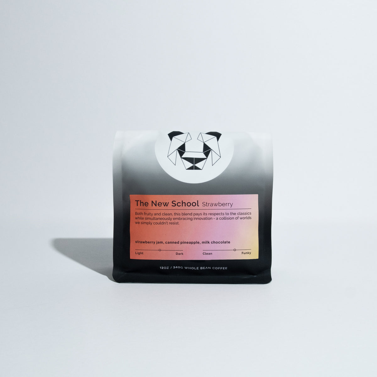 Bag of The New School - Strawberry coffee in front of a white background